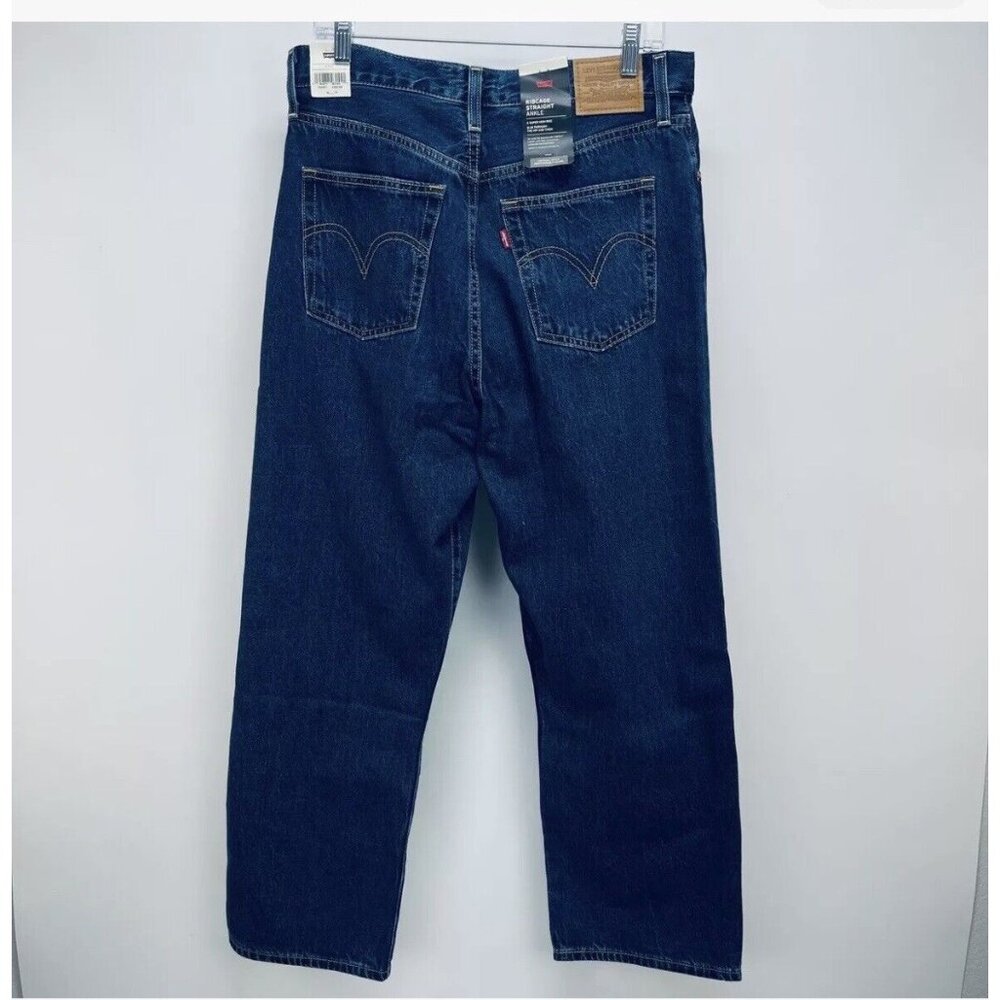 Levi’s Jeans Women’s 31x27 Ribcage Straight Leg Ankle Super High Rise Blue New - Picture 10 of 12